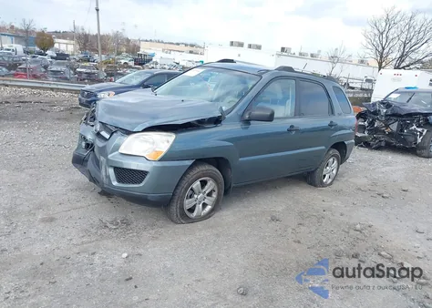 2009 Kia Sportage Lx z USA, uszkodzony, nr VIN KNDJF724997599402